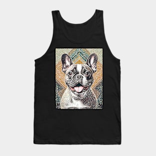 Dog Portrait - French Bulldog Tank Top